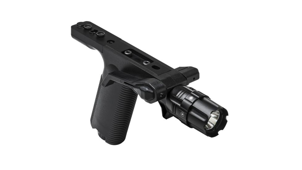 Vism VGF 250 Lumen LED Flashlight Vertical Grip / KeyMod, Black, VAARVGFLKM