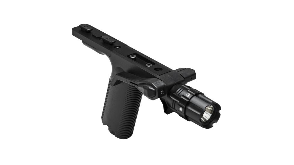 Vism VGF 250 Lumen LED Flashlight Vertical Grip / M-Lok, Black, VAARVGFLML
