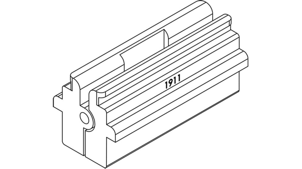 VISM Vice Block for 1911 Slides, Blue, VTVB1911