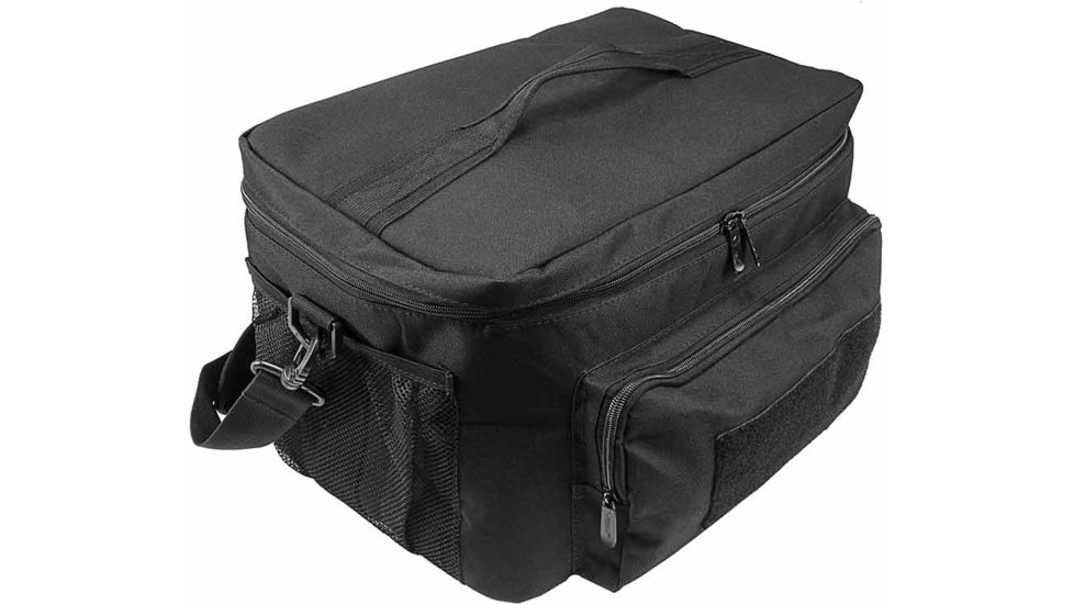 Vism By Ncstar Medium Insulated Cooler Lunch Box With Molle/Pal Webbing, Black, CVKOLM3023B