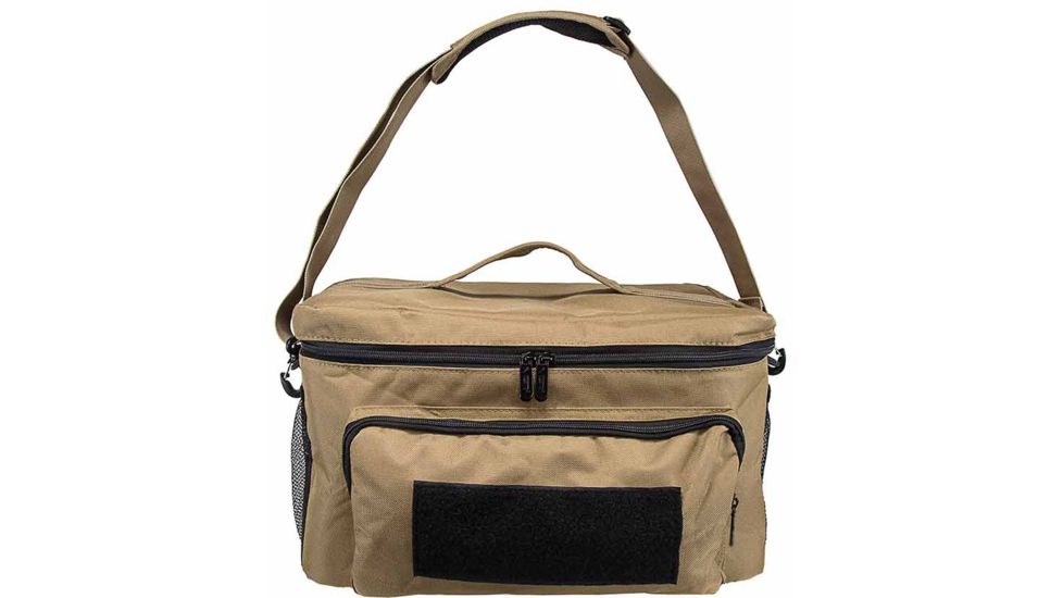 Vism By Ncstar Medium Insulated Cooler Lunch Box With Molle/Pal Webbing, Tan, CVKOLM3023T