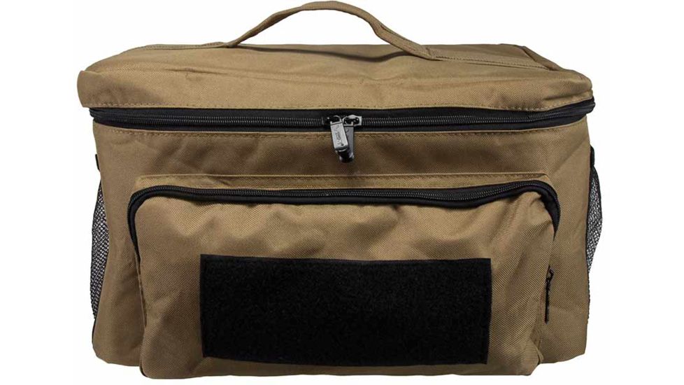 Vism By Ncstar Medium Insulated Cooler Lunch Box With Molle/Pal Webbing, Tan, CVKOLM3023T