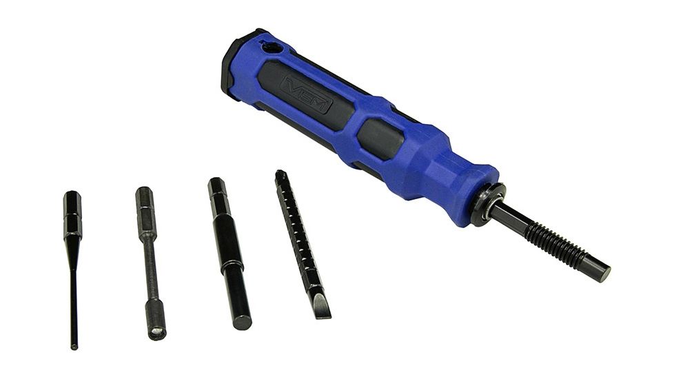 Vism Glock Pro Tool w/ Multiple QD Tool Bits, Blue, VTGLPRO