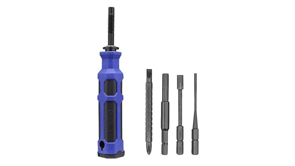 Vism Glock Pro Tool w/ Multiple QD Tool Bits, Blue, VTGLPRO