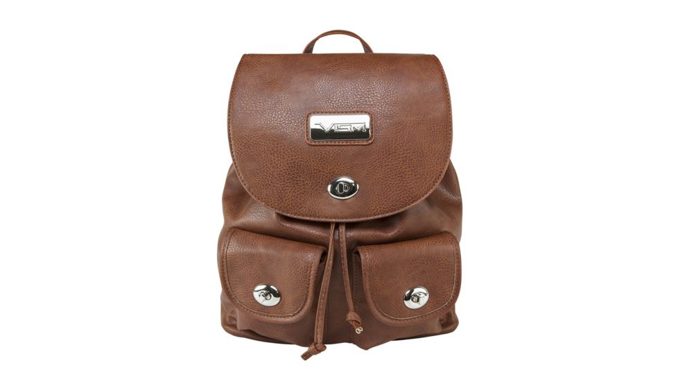 Vism Womens Concealed Carry Backpack, Brown, BWP003