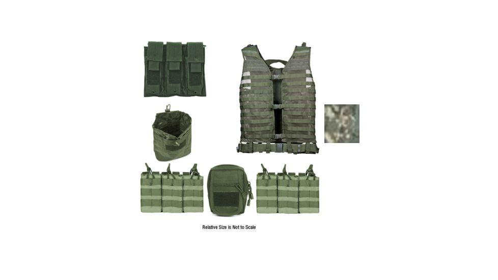 Vism Zombie Zombat Kit - with Vest and 5 Gear / Mag Pouches