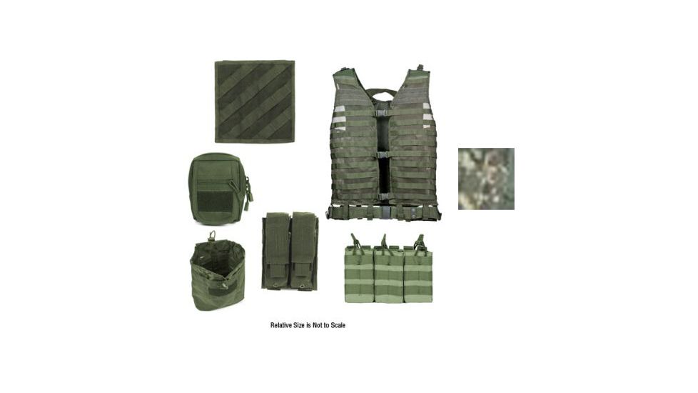 Vism Zombie Dead Ops Kit - with Vest and 4 Mag Pouches