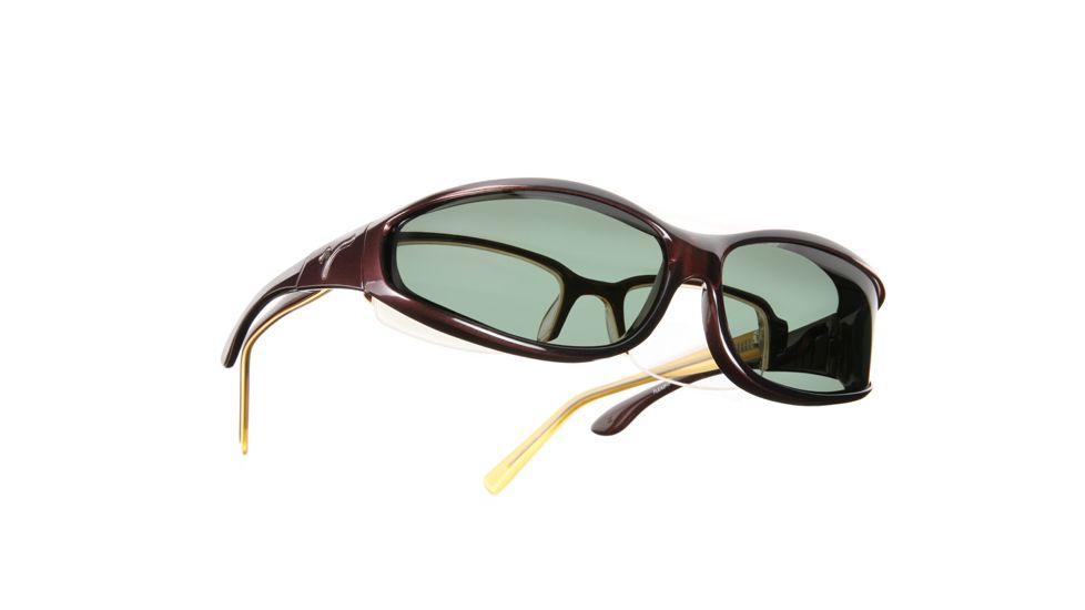 Vistana Burgundy Frame S Gray Polare Lens Sunglasses W609G