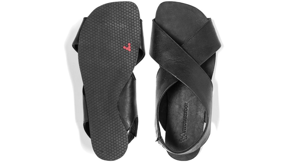 Vivobarefoot Duo Sandal - Womens, Black, 40, 200133-01-40
