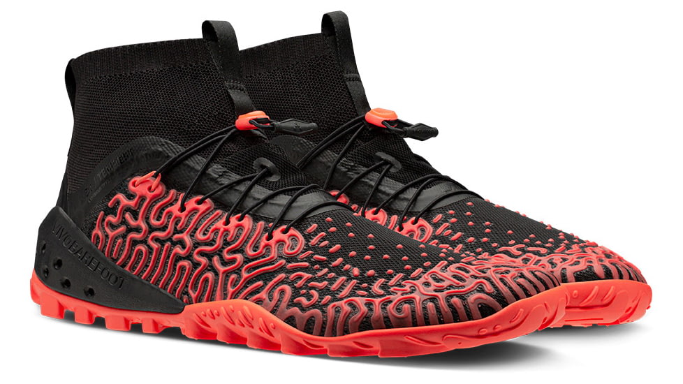 Vivobarefoot Esc Tempest Trailrunning Shoes - Mens, Obsidian/Orange, 12 US, 300099-03-45