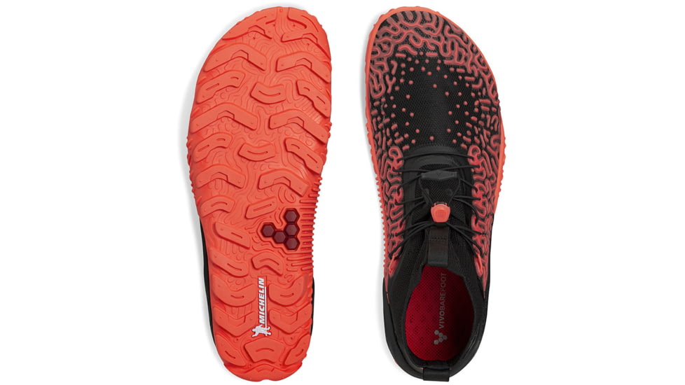 Vivobarefoot Esc Tempest Trailrunning Shoes - Mens, Obsidian/Orange, 12 US, 300099-03-45