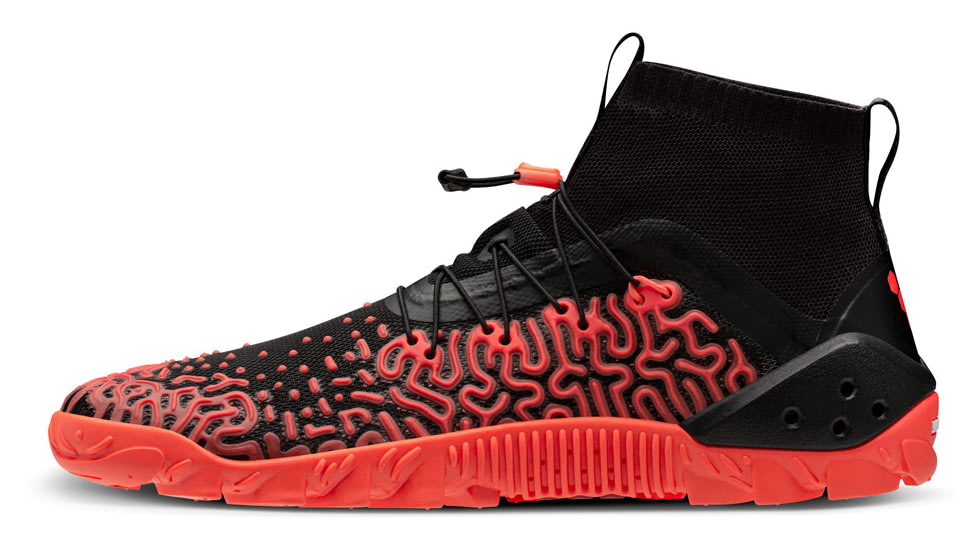 Vivobarefoot Esc Tempest Trailrunning Shoes - Mens, Obsidian/Orange, 12 US, 300099-03-45