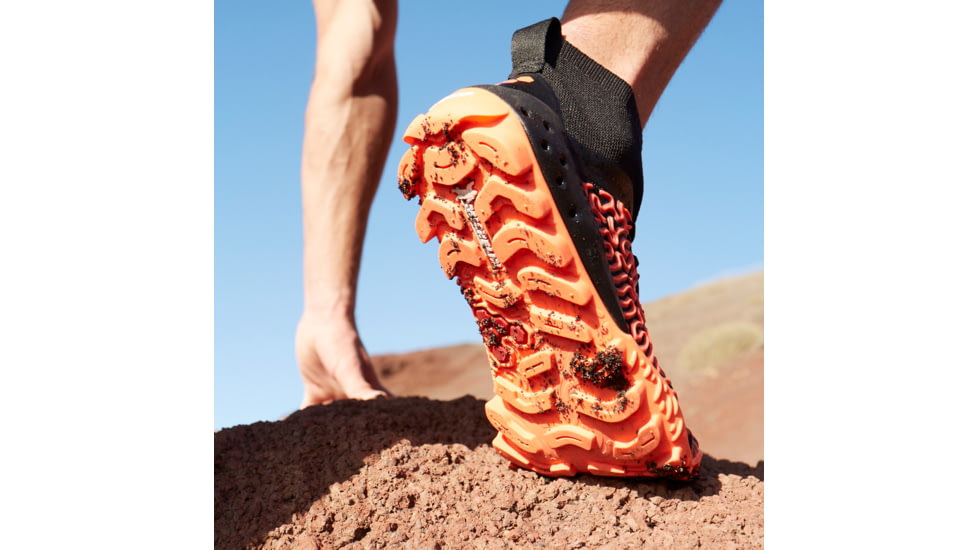 Vivobarefoot Esc Tempest Trailrunning Shoes - Mens, Obsidian/Orange, 12 US, 300099-03-45