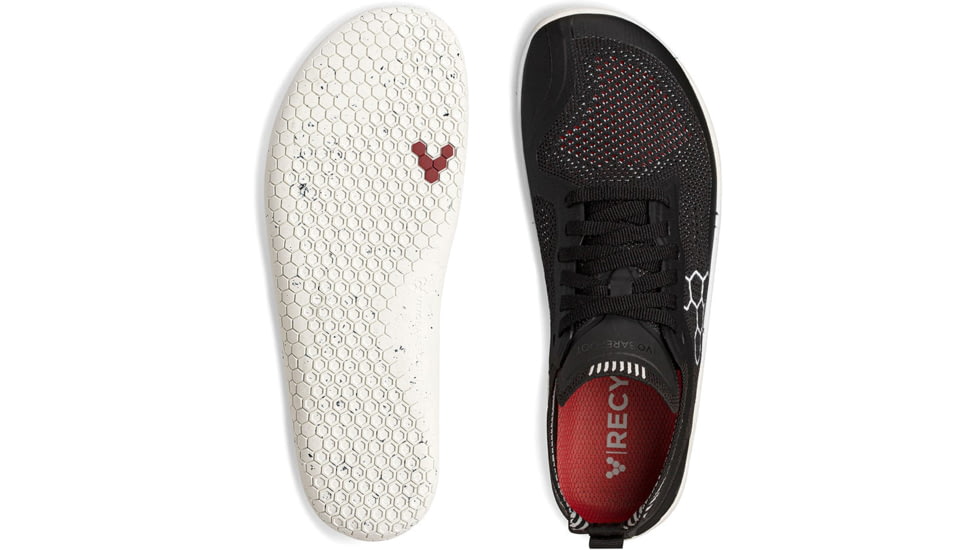 Vivobarefoot Geo Racer Knit Road Running Shoes - Mens, Obsidian, 46, 302054-0146