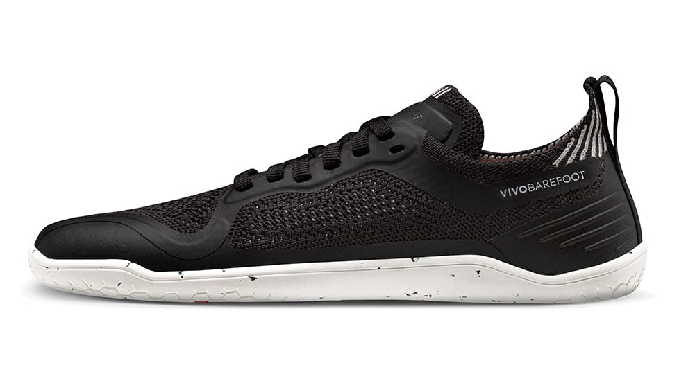 Vivobarefoot Geo Racer Knit Road Running Shoes - Mens, Obsidian, 46, 302054-0146