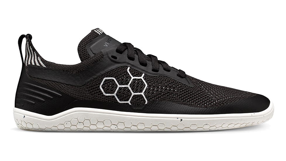 Vivobarefoot Geo Racer Knit Road Running Shoes - Mens, Obsidian, 46, 302054-0146