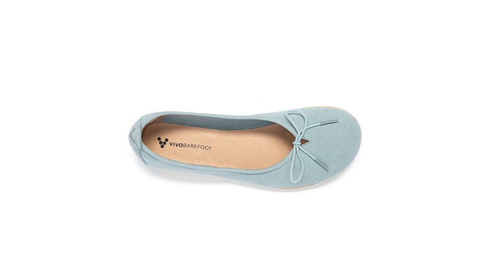 Vivobarefoot Jing Jing Lace Eco Suede Casual Shoe - Womens, Dusty Blue, 35, 200016-26-35
