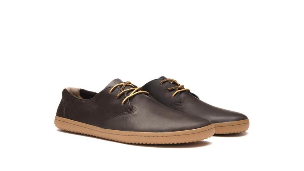 Vivobarefoot Ra Ii Leather Oxford Lace-Up Shoes - Mens, Brown/Hide, 42, 300040-11-42
