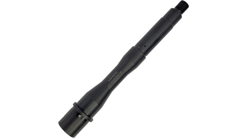 White Label Armory AR-15 5.56 NATO Threaded Barrel, 7.5in, Government Profile, Pistol Length, 1-7 Twist, Black, WLA-BRL-4001