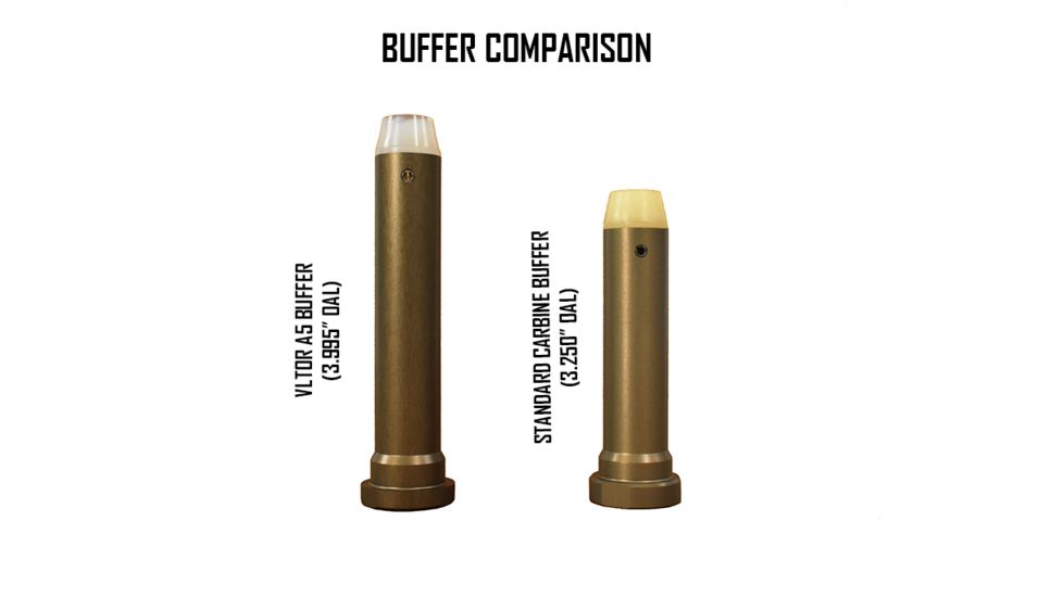 VLTOR A5 Buffer, 3.80 oz, Tan, A5H0