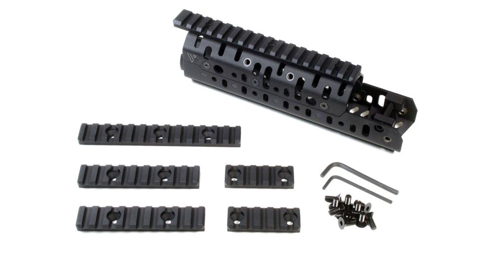 Vltor Fal Casv, Short, Solid Mount Handguard, Black CASV-FAS