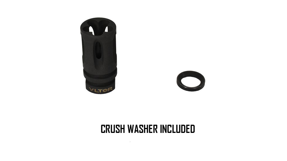 Vltor Flash Hiders and Compensator, .223, Thread 1/2-28, Black VC-A1