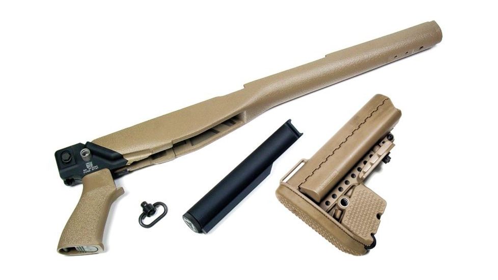 Vltor M1A, M14, Socom, Improved ModStock System, Select Fire, Flat Dark Earth M1-SFT