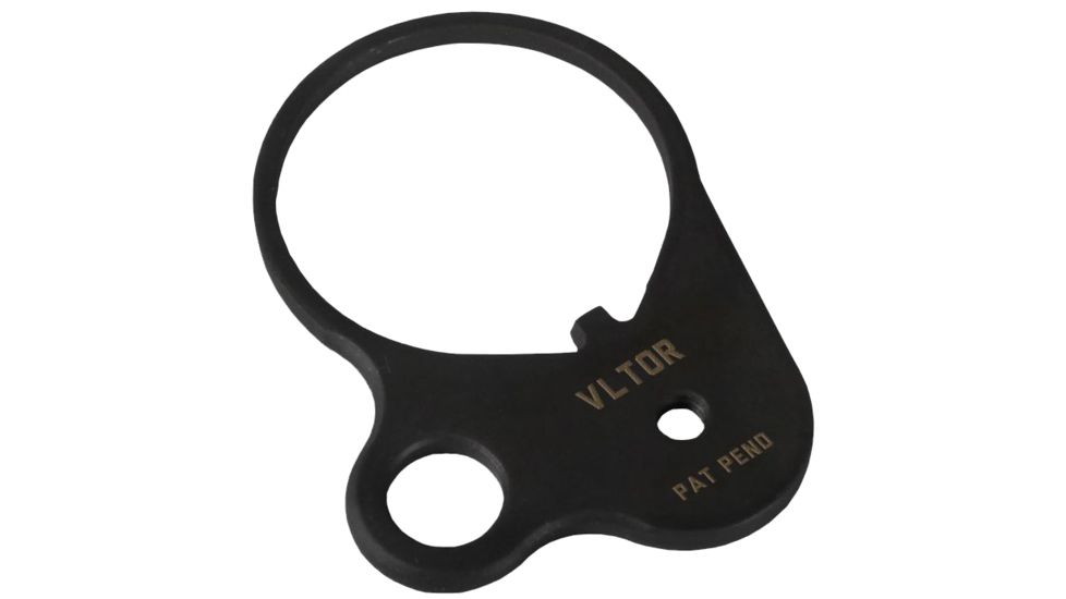 Vltor Single Attachment Sling Endplate, Ambi-Oblong, Enhanced, Black SASE-2E