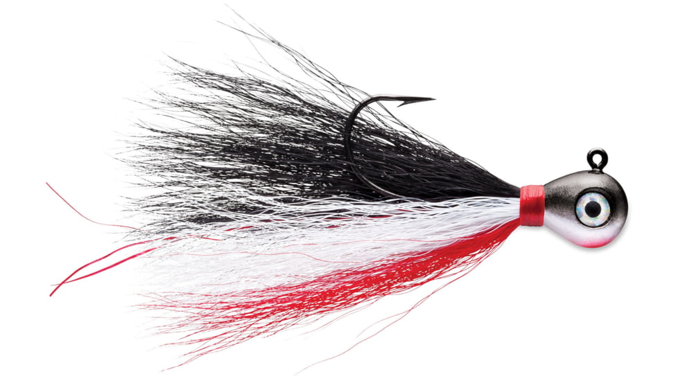 VMC Bucktail Jig, Fathead, 1/32oz, BKJ132-FH