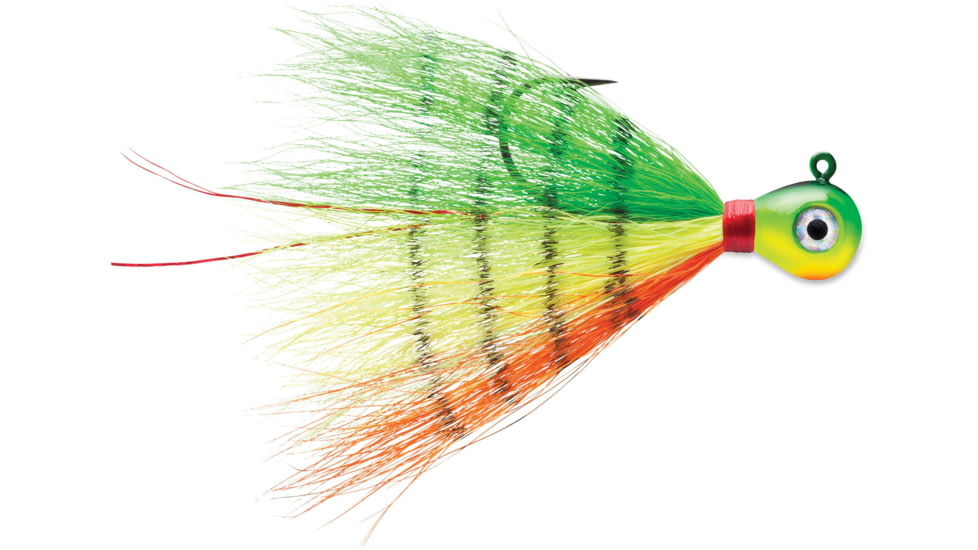 VMC Bucktail Jig, Firetiger, 1/32oz, BKJ132-FT