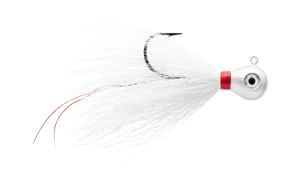 VMC Bucktail Jig, White, 1/32oz, BKJ132-WHT