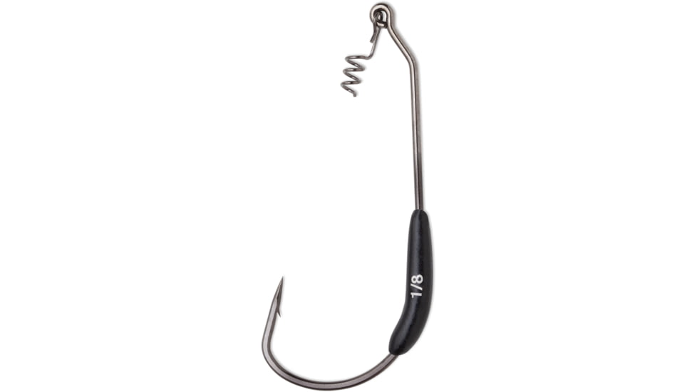 VMC Drop Dead Weighted Hook, 1/8oz, Black Nickel, Size 3/0, 4 Pack, DDW1/8#3/0BNPP