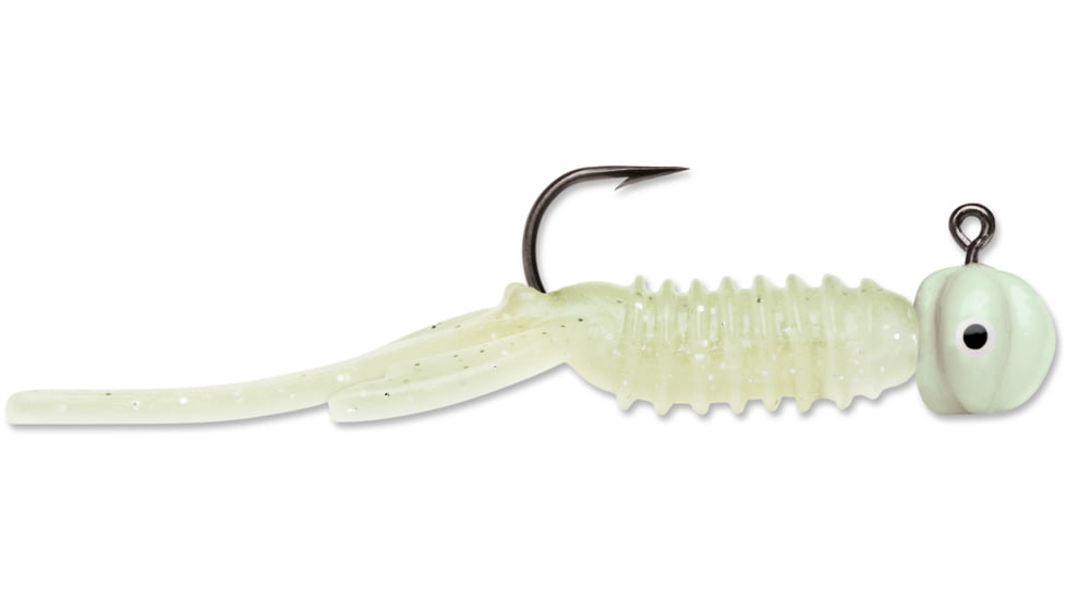 VMC Nymph Jig, 1/16 oz, Number 4 Hook, Glow, 2pk, NYJ116GL