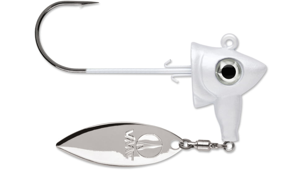 VMC Spin Jig 1/4 White 1/4 Oz. 3/0 HK, SPJ14-WHT