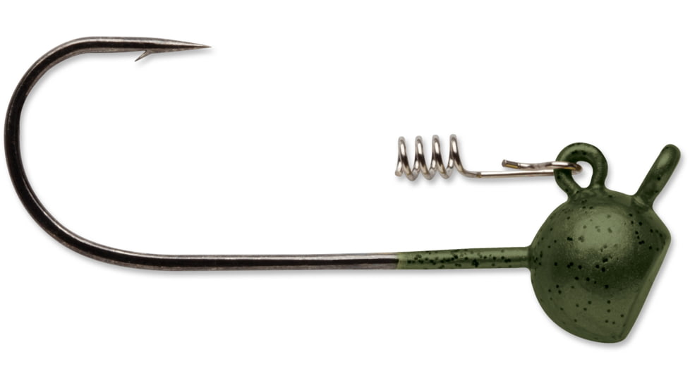 VMC Stand Up Shaky Head Jig, 3/16 oz, Number 3/0 Hook, Green Pumpkin, 4pk, SSHJ316-GNPPK