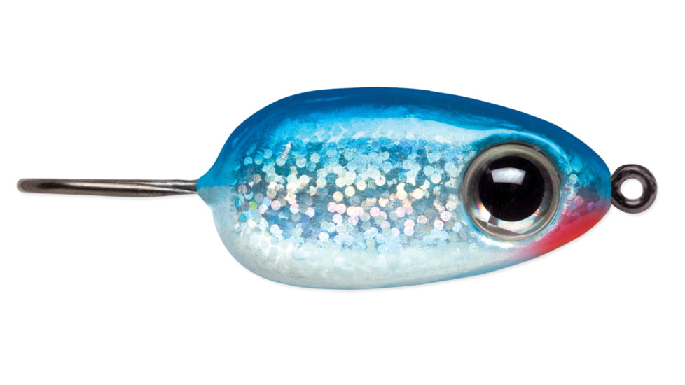 VMC Tear Drop Jig, 1/8 oz, Glow Blue Shiner, TDJ18GBSH