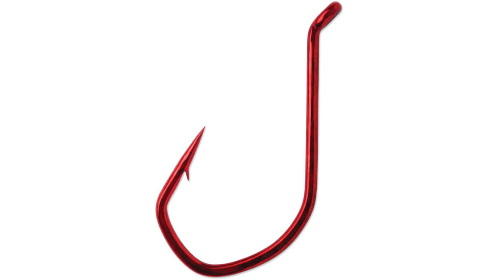 VMC TechSet Live Bait Hook, Pack of 25, Tin Red, #8, 7115TR#8VP