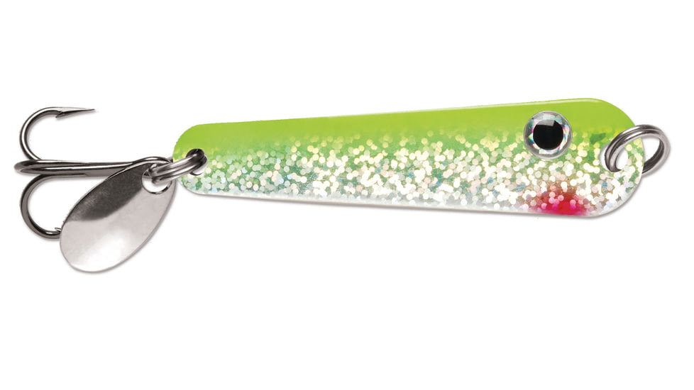 VMC Tumbler Spoon 1/12 oz, Glow Chartreuse Shiner, TMS112GCSH