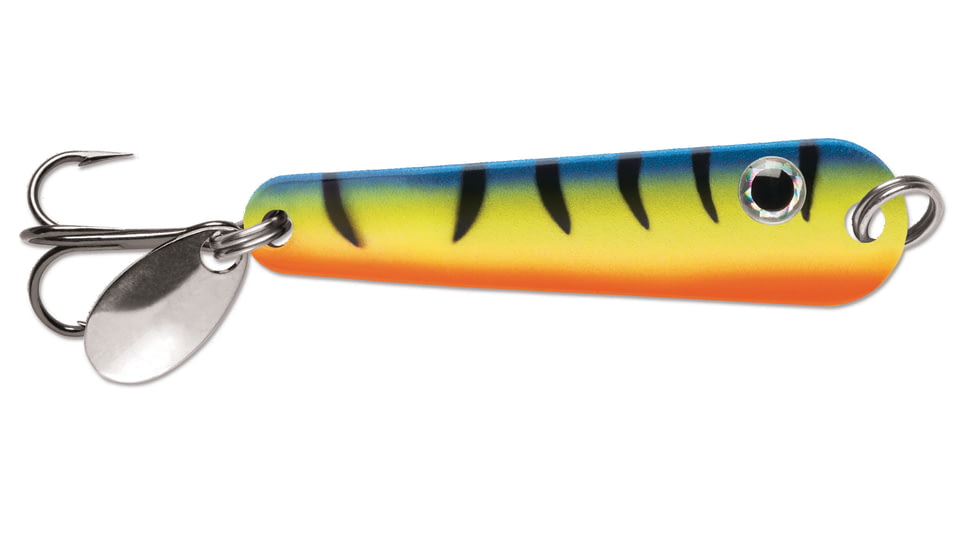 VMC Tumbler Spoon 1/12 oz, Glow Hot Perch, TMS112GHP