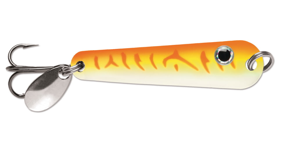 VMC Tumbler Spoon 1/12 oz, Glow Orange Fire UV, TMS112GOFU