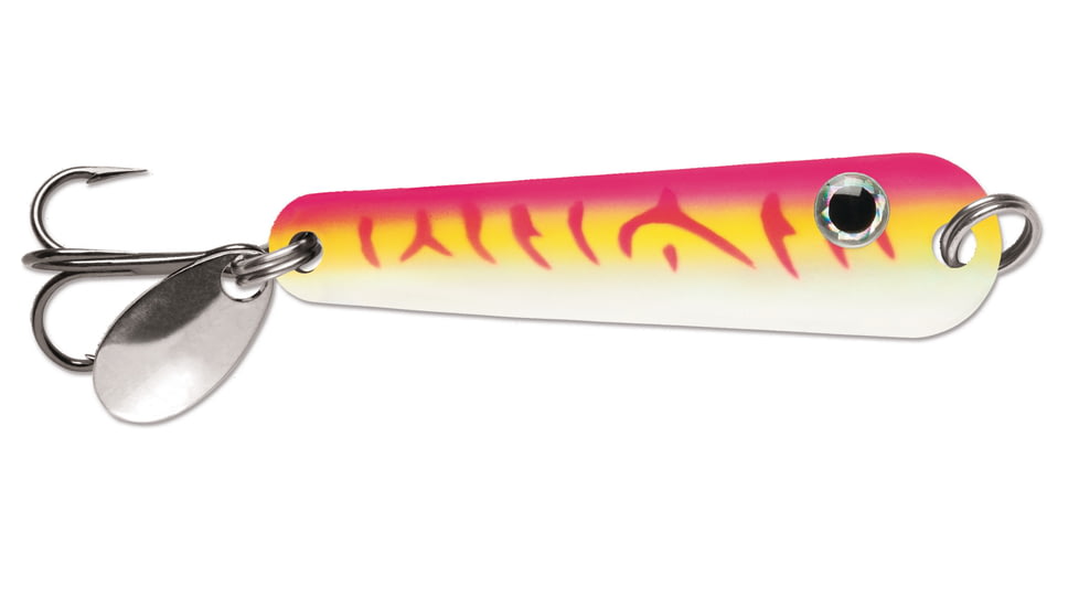 VMC Tumbler Spoon 1/12 oz, Glow Pink Fire UV, TMS112GPFU