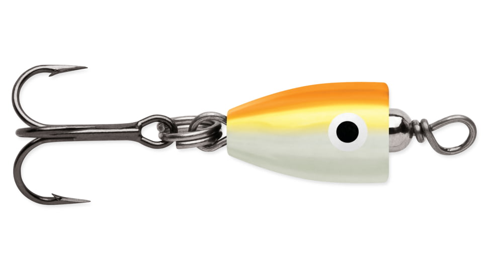 VMC Tungsten Chandelier Jig, 1/8 oz, Orange Chartreuse Glow, TCJ18OCGL