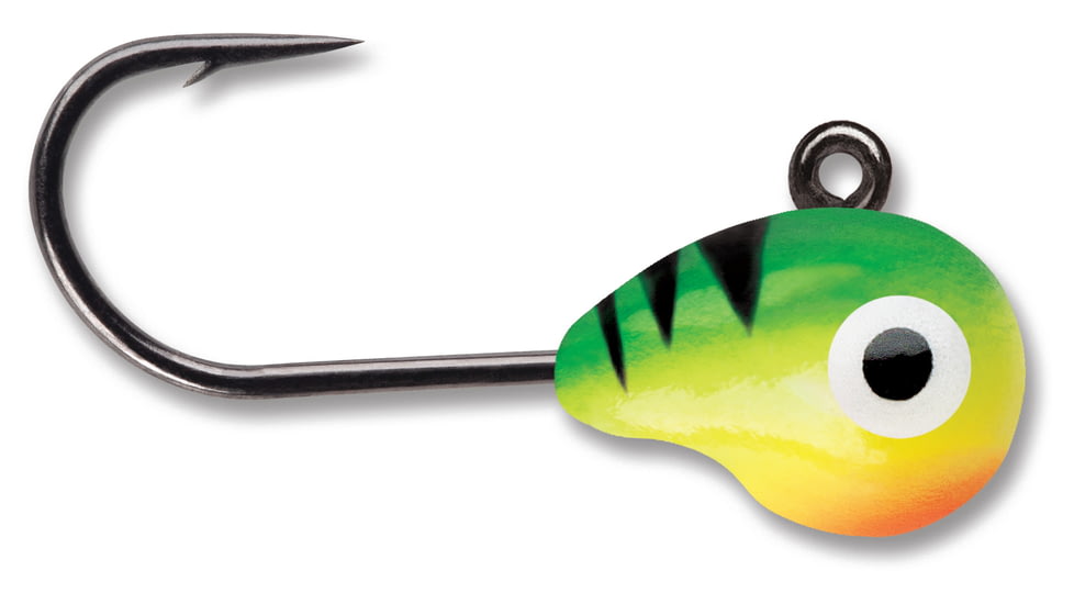 VMC Tungsten Tubby Jig 1/16 oz Glow Fire Tiger, TTJ116GFT