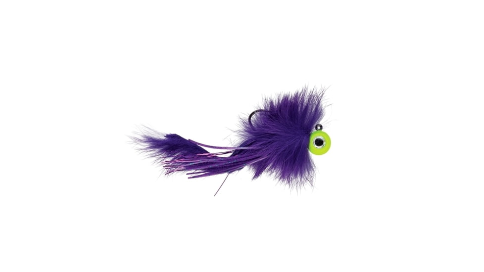 VMC Twitchin Jig 3/8oz., Number 2/0 hook, Glow Intruder UV, TWCJ38-GITU