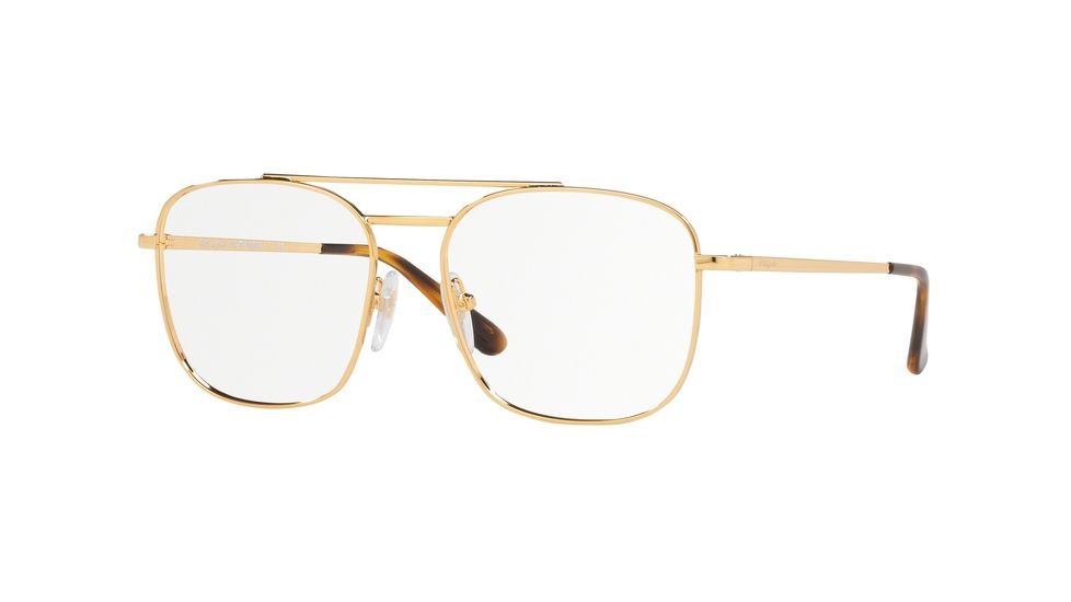 Vogue 23RD STREET VO4140 Progressive Prescription Eyeglasses, 53mm, Gold, VO4140-280-53-PRO