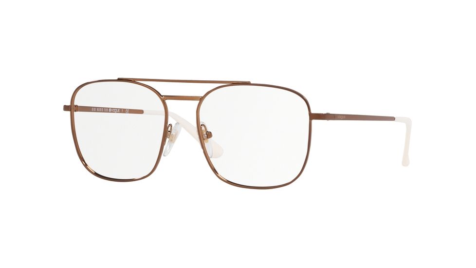 Vogue 23RD STREET VO4140 Progressive Prescription Eyeglasses, 53mm, Copper, VO4140-5074-53-PRO