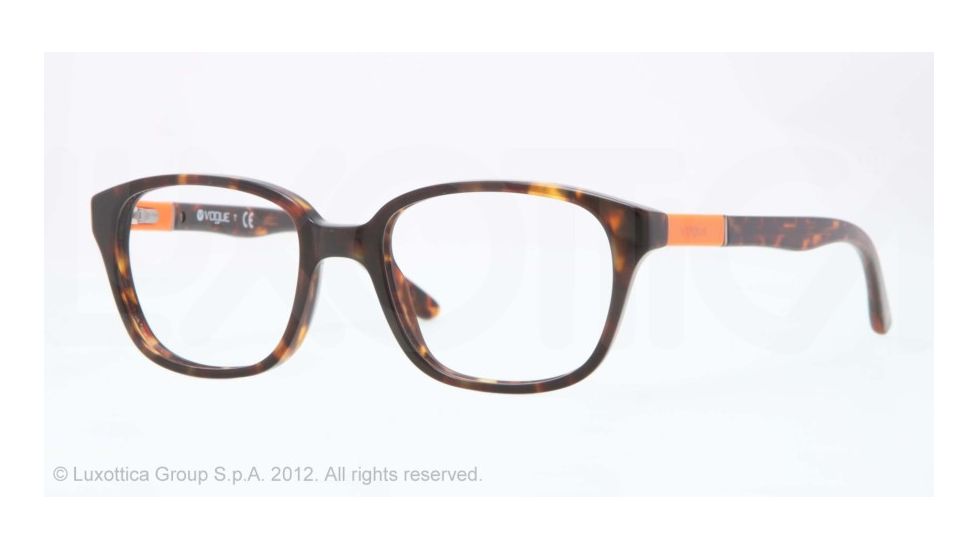 Vogue BABY 82 VO2810 Eyeglass Frames W656-43 - Dark Havana Frame, Demo Lens Lenses
