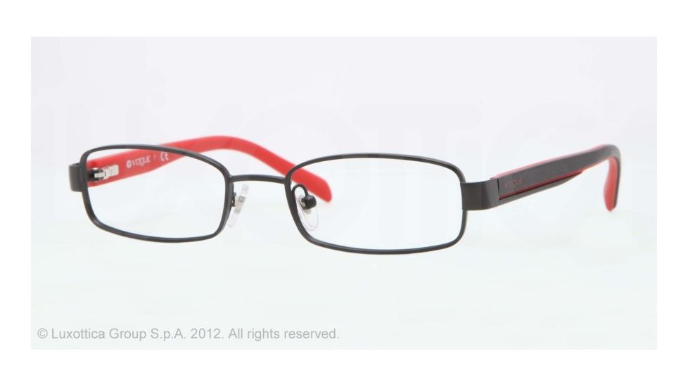 Vogue BABY 85 VO3866 Eyeglass Frames 352S-46 - Matte Black Frame, Demo Lens Lenses