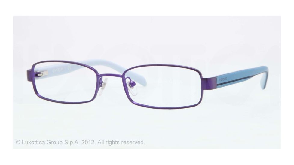 Vogue BABY 85 VO3866 Eyeglass Frames 932S-46 - Matte Violet Frame, Demo Lens Lenses