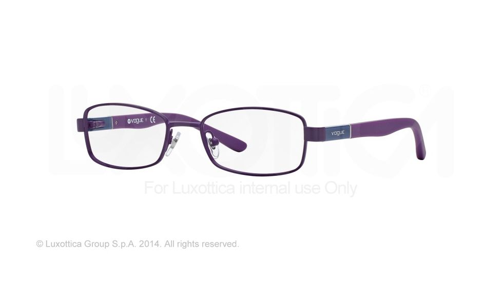 Vogue BABY 88 VO3926 Progressive Prescription Eyeglasses 897S-48 - Matte Metallized Violet Frame
